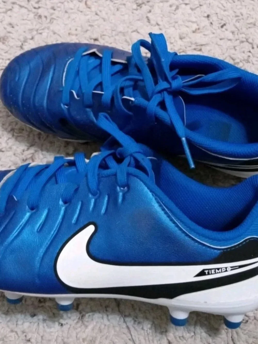 Nike Tiempo Legend 10 Academy MG Low Blue/White (DV4348-400) Size Kids Size 4.5y